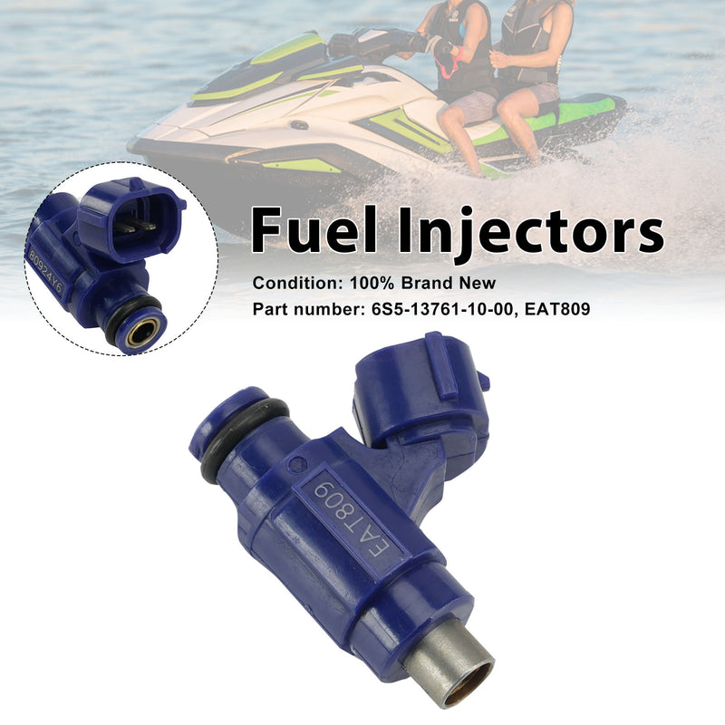 Yamaha WaveRunner VX HO SHO EAT809 Fuel Injectors 6S5-13761-10-00
