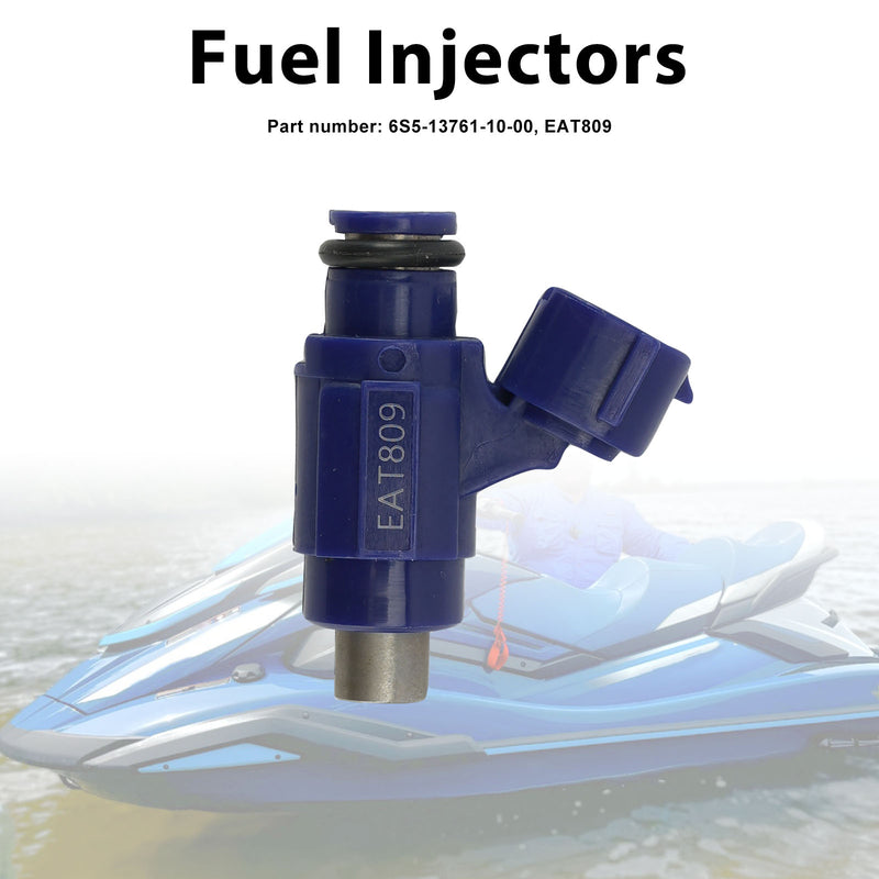 Yamaha WaveRunner VX HO SHO EAT809 Fuel Injectors 6S5-13761-10-00