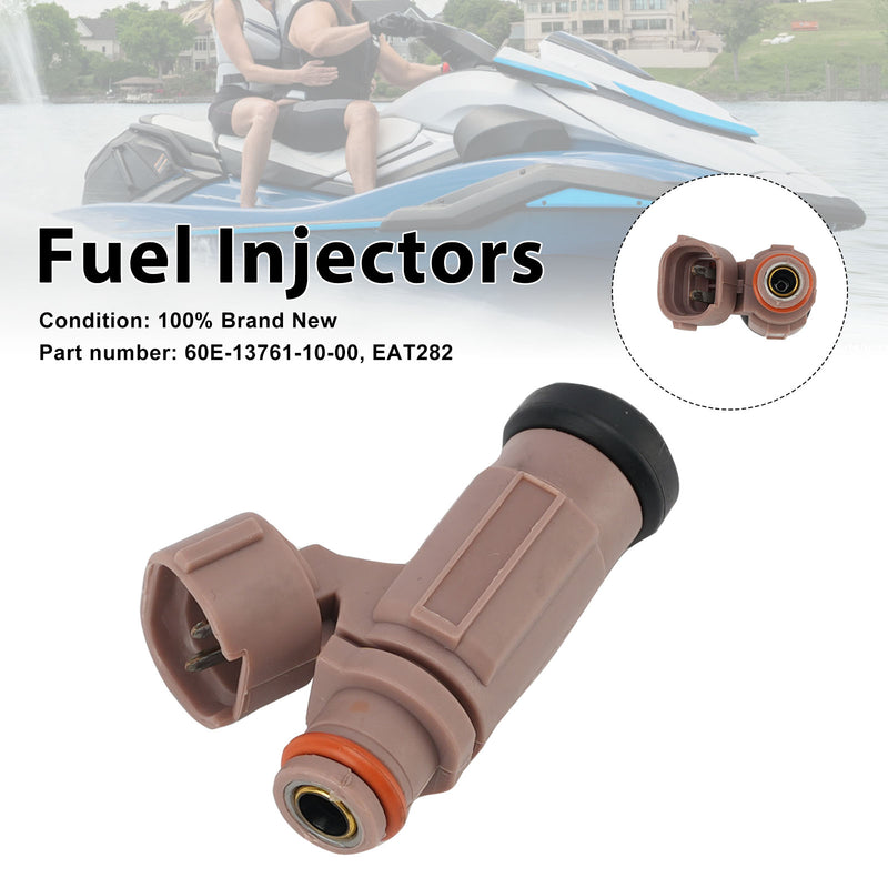 Yamaha PWC FX SX AR VX EAT282 Fuel Injectors 60E-13761-10-00