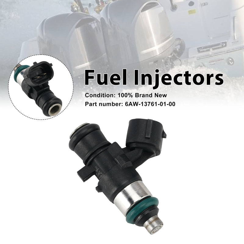 Yamaha Outboard 300HP LF300XSB2 Fuel Injectors 6AW-13761-01-00