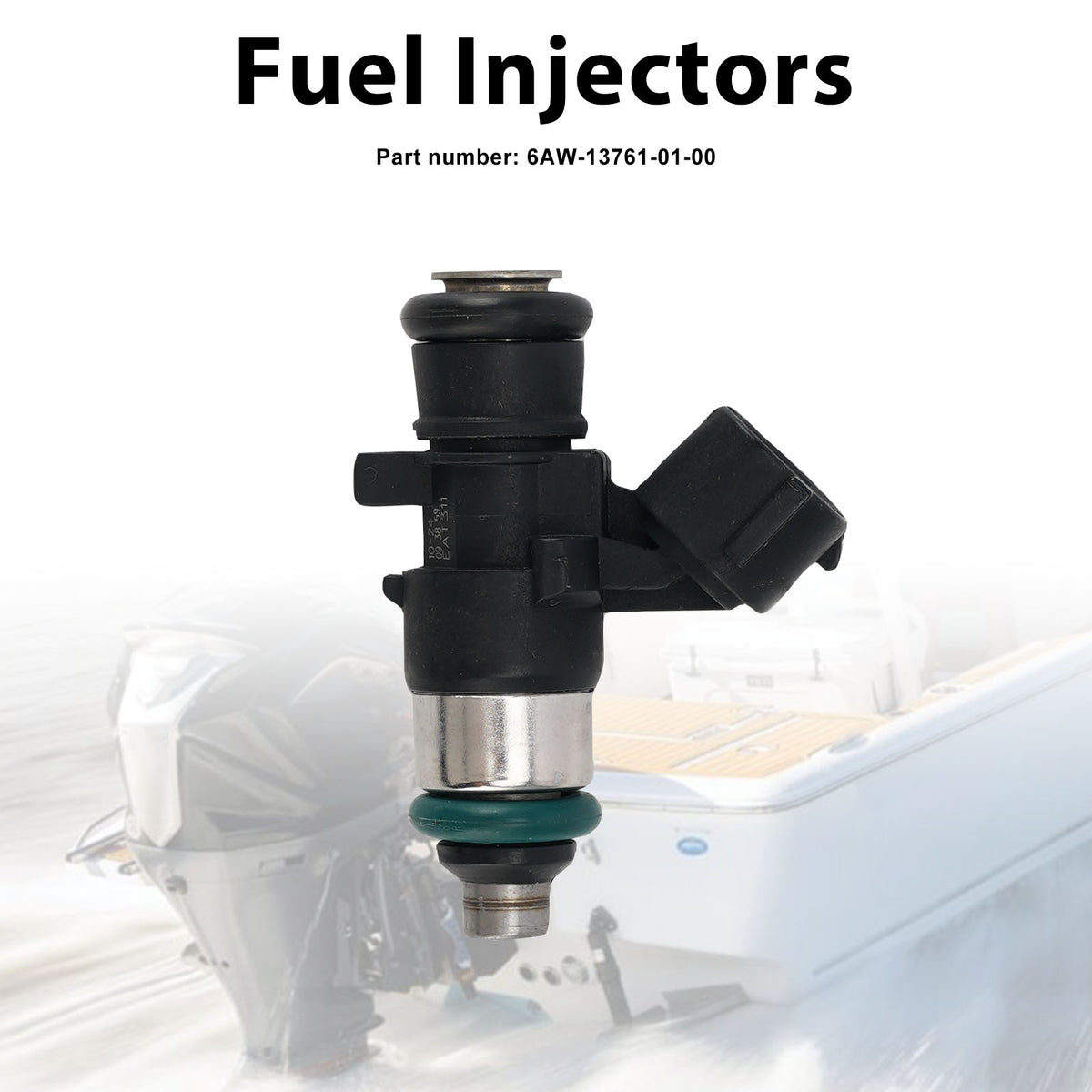 Yamaha Outboard 300HP LF300XSB2 Fuel Injectors 6AW-13761-01-00