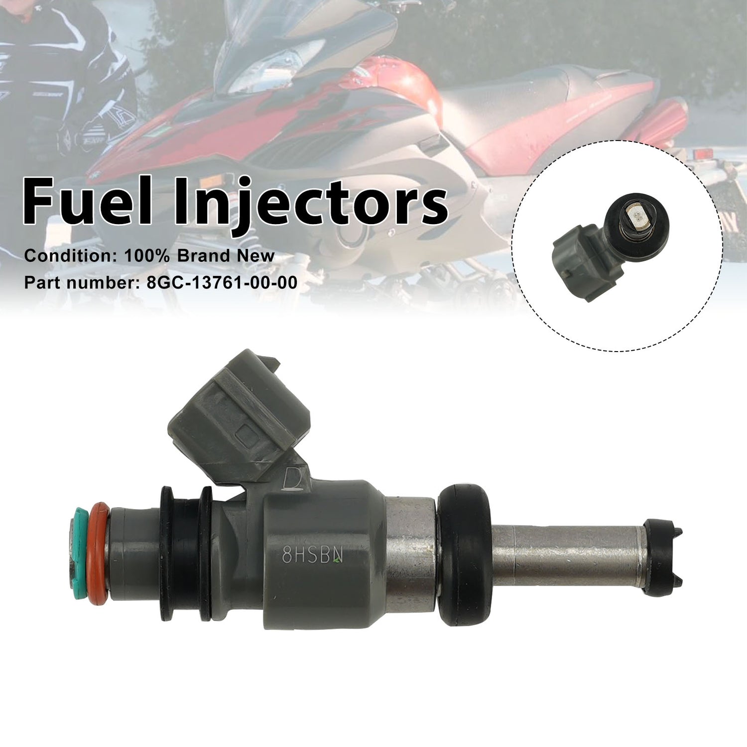 Yamaha PHAZER MTX FX NYTRO MTX GT RTX Fuel Injectors 8GC-13761-00-00