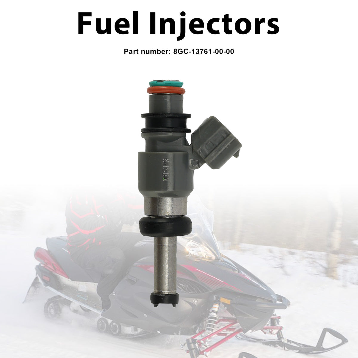 Yamaha PHAZER MTX FX NYTRO MTX GT RTX Fuel Injectors 8GC-13761-00-00