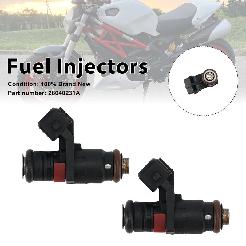 Ducati Monster 659 797 796 1110 2PC Fuel Injectors 28040231A