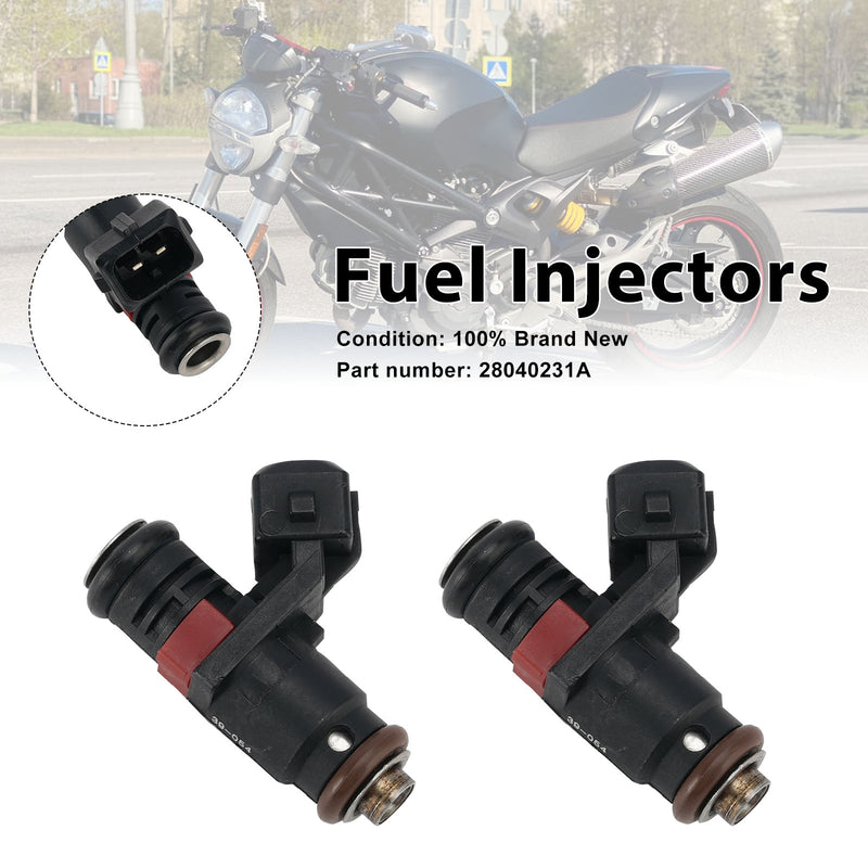 Ducati Monster 659 797 796 1110 2PC Fuel Injectors 28040231A