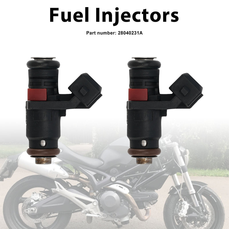 Ducati Monster 659 797 796 1110 2PC Fuel Injectors 28040231A