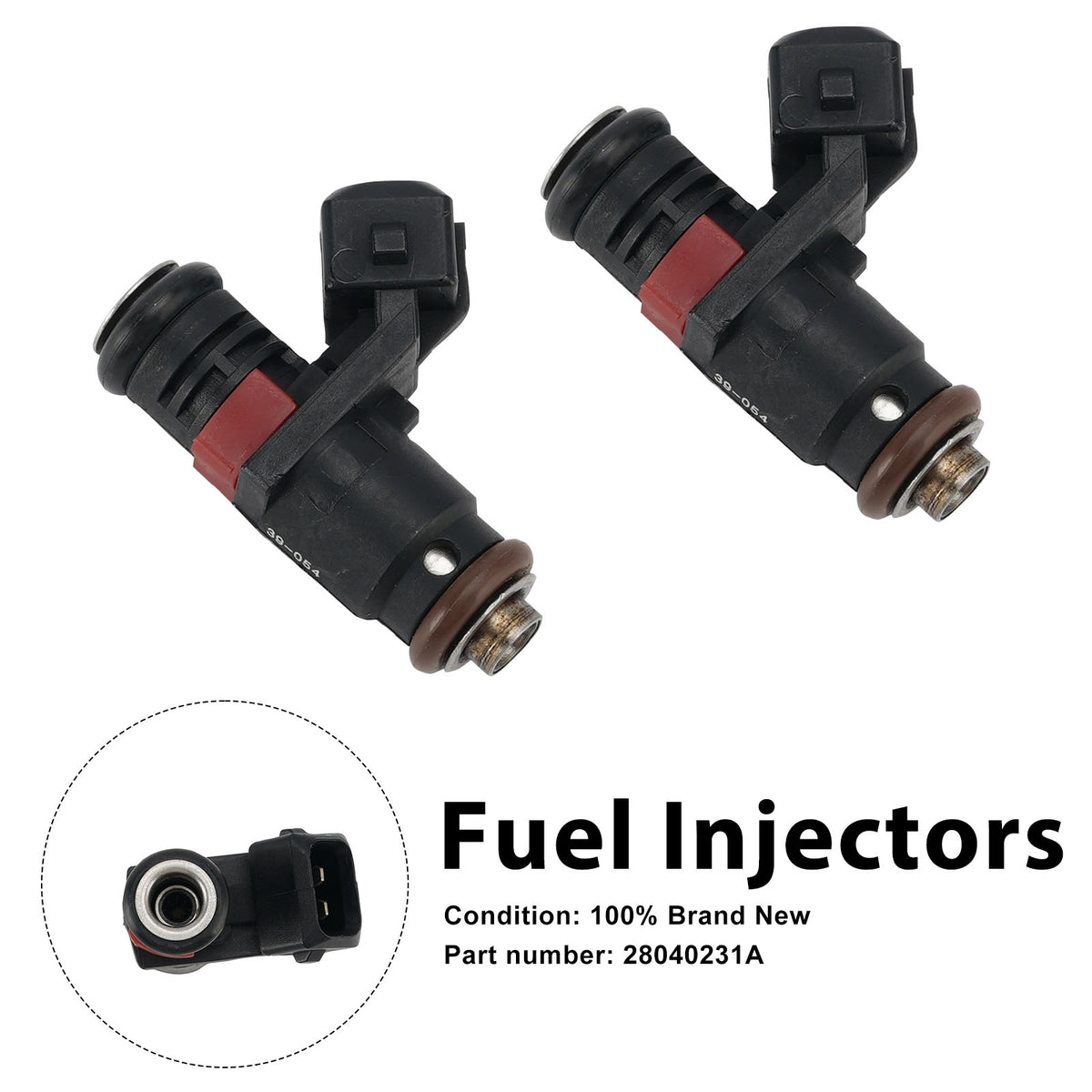 Ducati Monster 659 797 796 1110 2PC Fuel Injectors 28040231A
