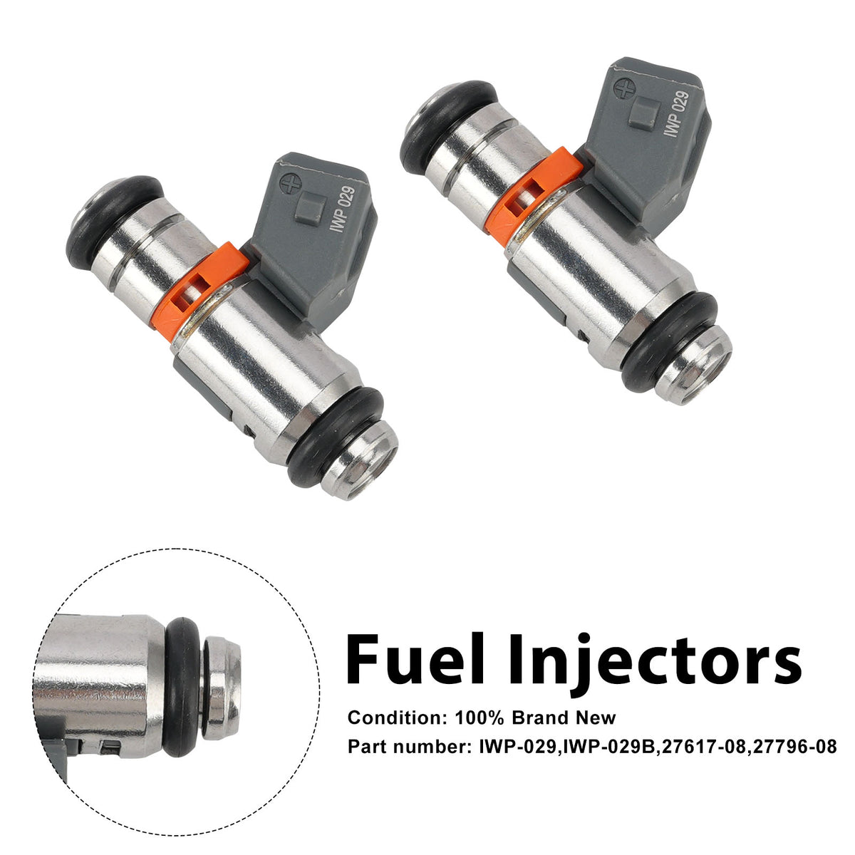 Electra Glide Street Glide Road King 2008-2017 2PC Fuel Injectors IWP-029