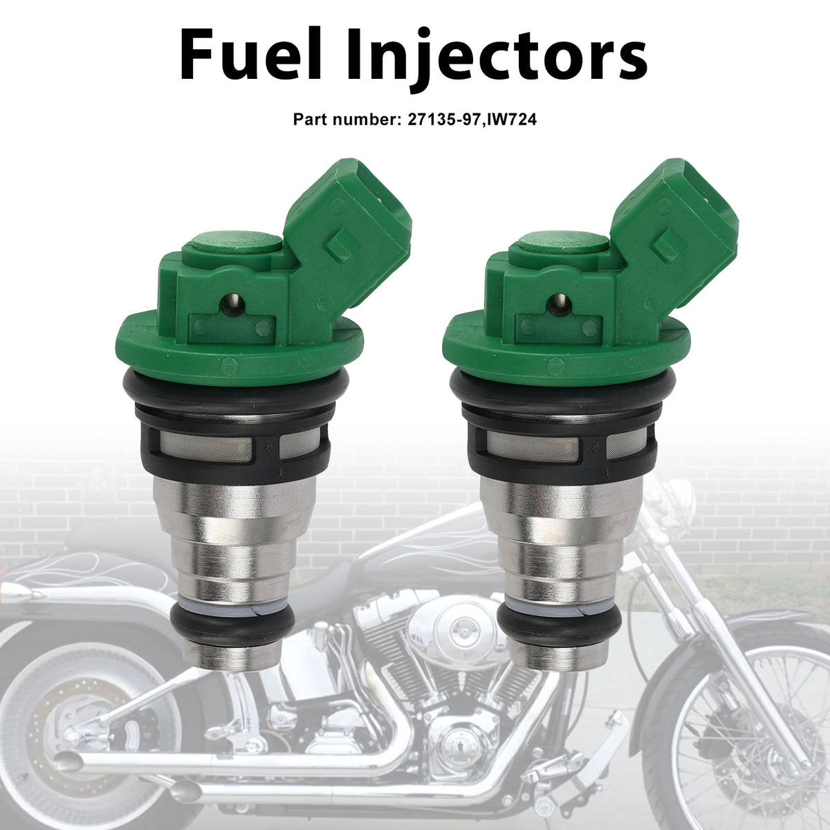 Dyna Bad Boy 1200 Sportster Road King 2PC IW724 Fuel Injectors 27135-97