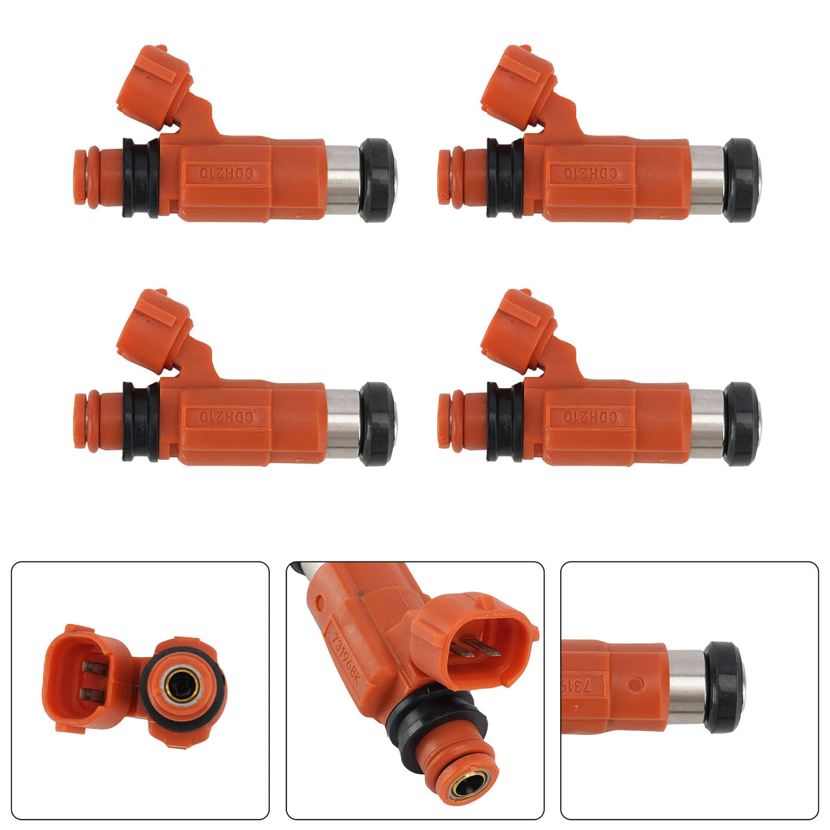 Yamaha YZF R1 YZF-R1 2002-2003 4PC Fuel Injectors 5PW-13761-00-00