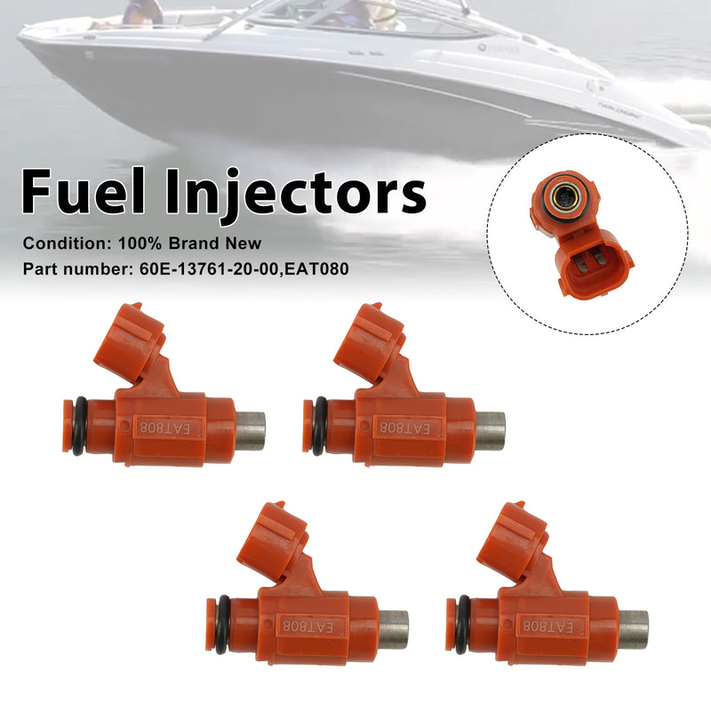 Yamaha 1100 2012-2015 4PC EAT080 Fuel Injectors 60E-13761-20-00