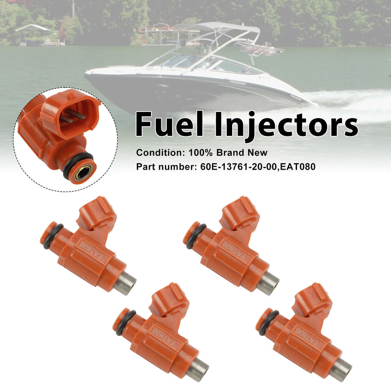 Yamaha 1100 2012-2015 4PC EAT080 Fuel Injectors 60E-13761-20-00