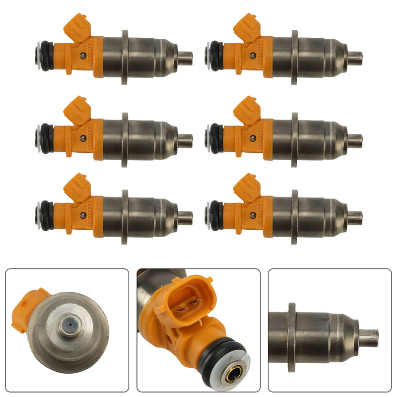 Yamaha Outboard 250 300 HP 6PC E7T25080 Fuel Injectors 60V-13761-00-00