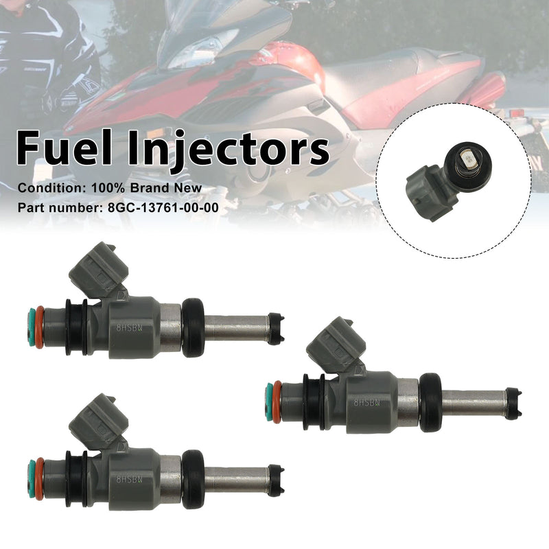 Yamaha PHAZER MTX FX NYTRO MTX GT RTX 3PC Fuel Injectors 8GC-13761-00-00