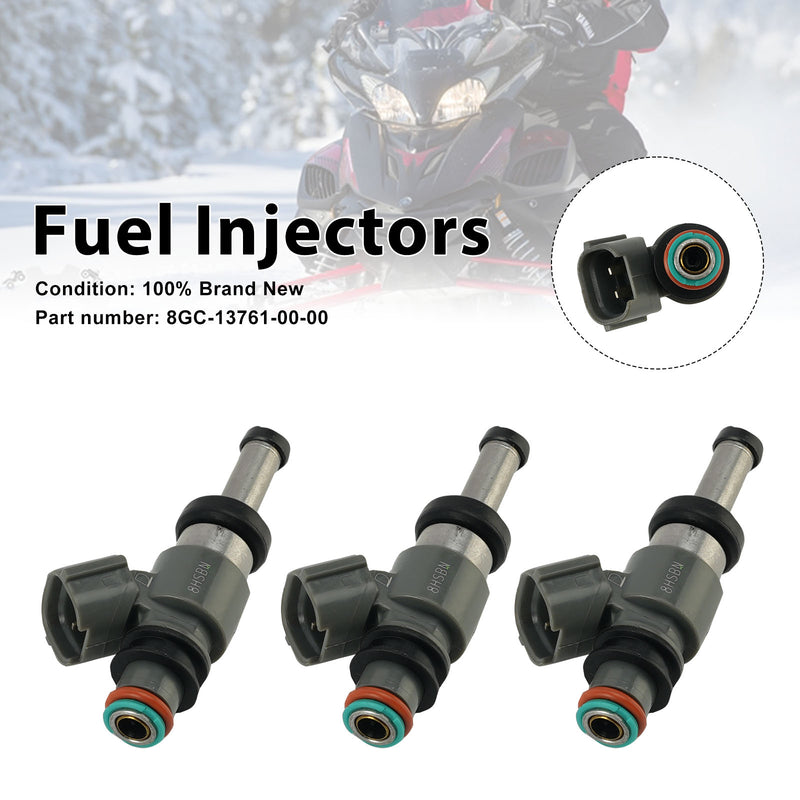 Yamaha PHAZER MTX FX NYTRO MTX GT RTX 3PC Fuel Injectors 8GC-13761-00-00
