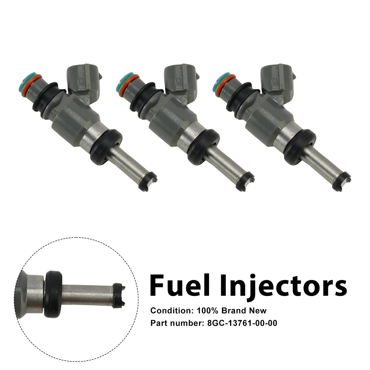Yamaha PHAZER MTX FX NYTRO MTX GT RTX 3PC Fuel Injectors 8GC-13761-00-00
