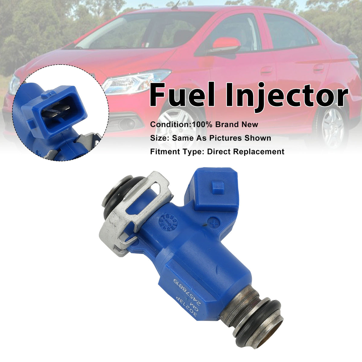 Chevrolet Prisma Onix 1.0 8V 2013-2015 24578819 1PCS Fuel Injector