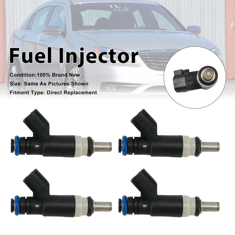 Dodge Avenger 2008-2014 Caliber 2007-2012 04891577AA 4PCS Fuel Injector