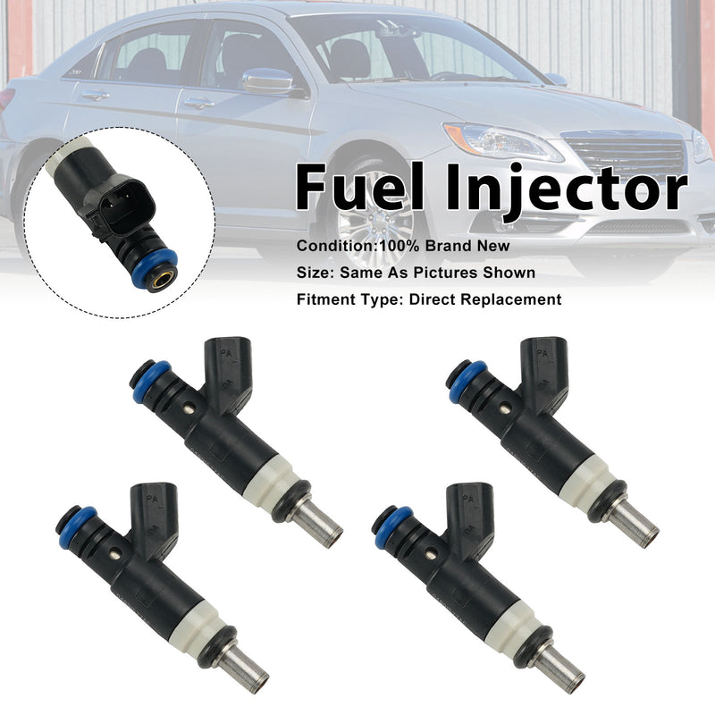 Dodge Avenger 2008-2014 Caliber 2007-2012 04891577AA 4PCS Fuel Injector