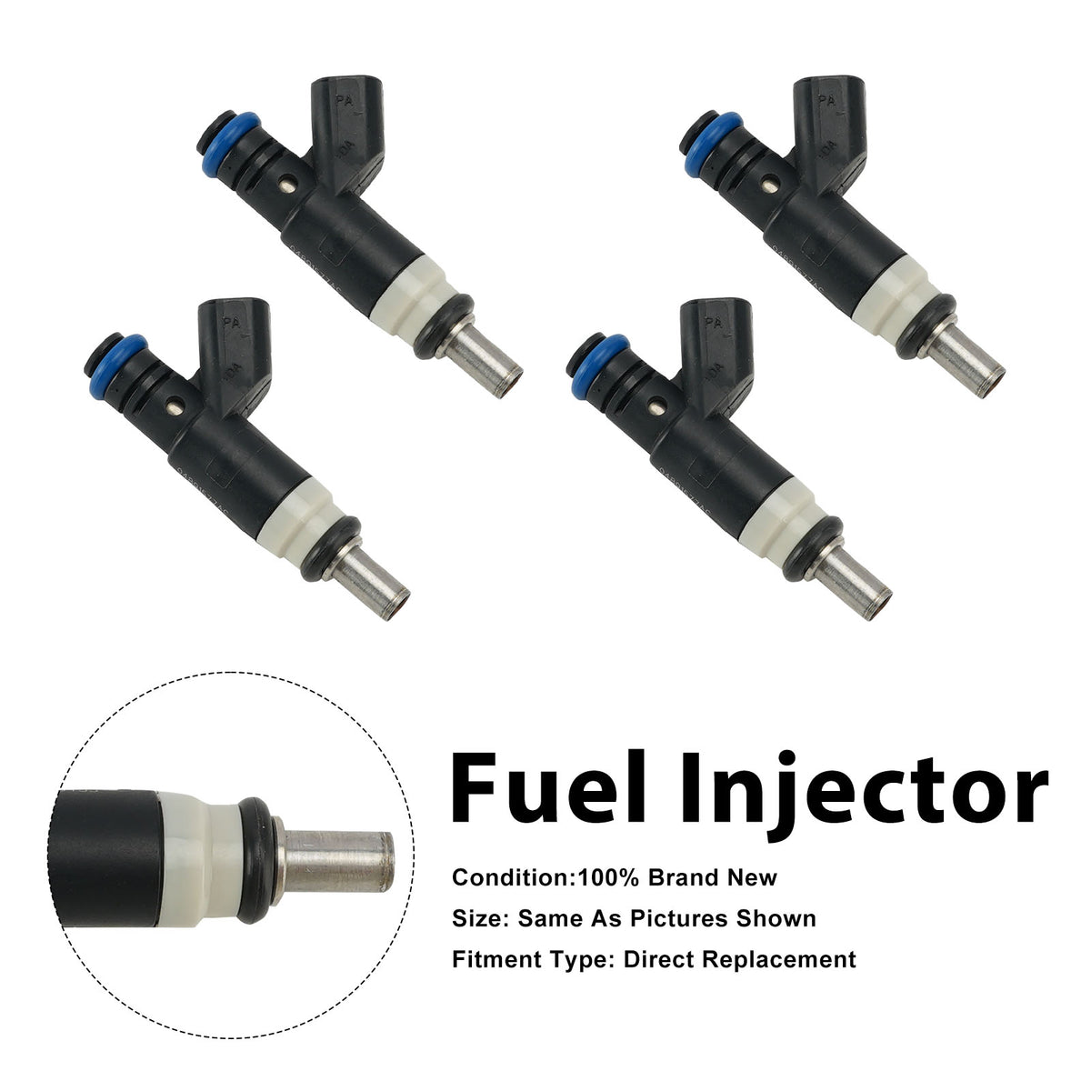 Dodge Avenger 2008-2014 Caliber 2007-2012 04891577AA 4PCS Fuel Injector