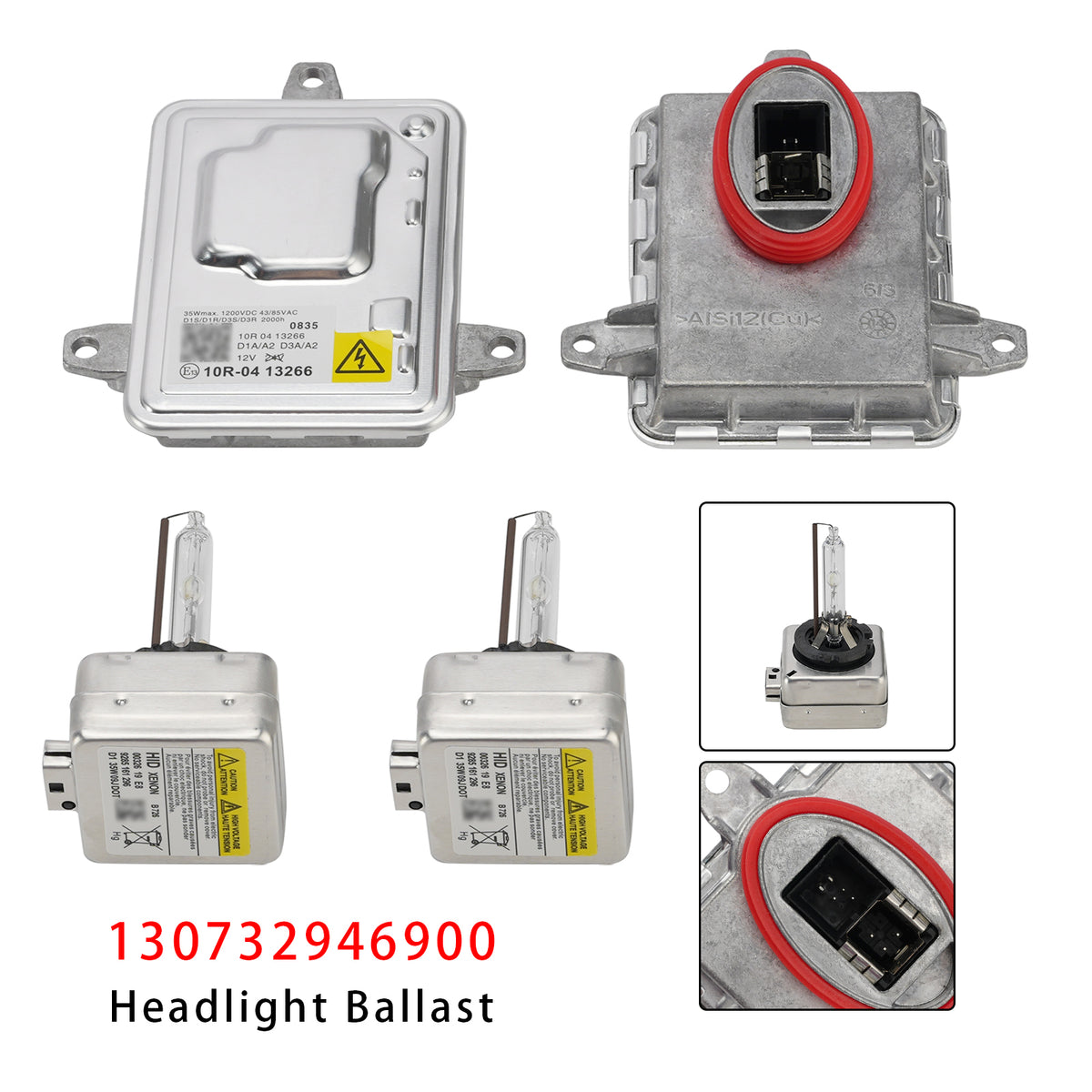 2014-2018 Jeep Cherokee Xenon Ballast HID Control Unit+ D3S Bulbs Kit