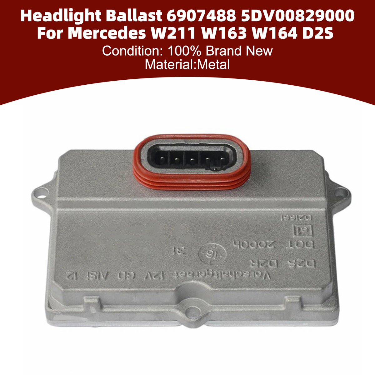 Mercedes W211 W163 W164 D2S Headlight Ballast 6907488 5DV00829000