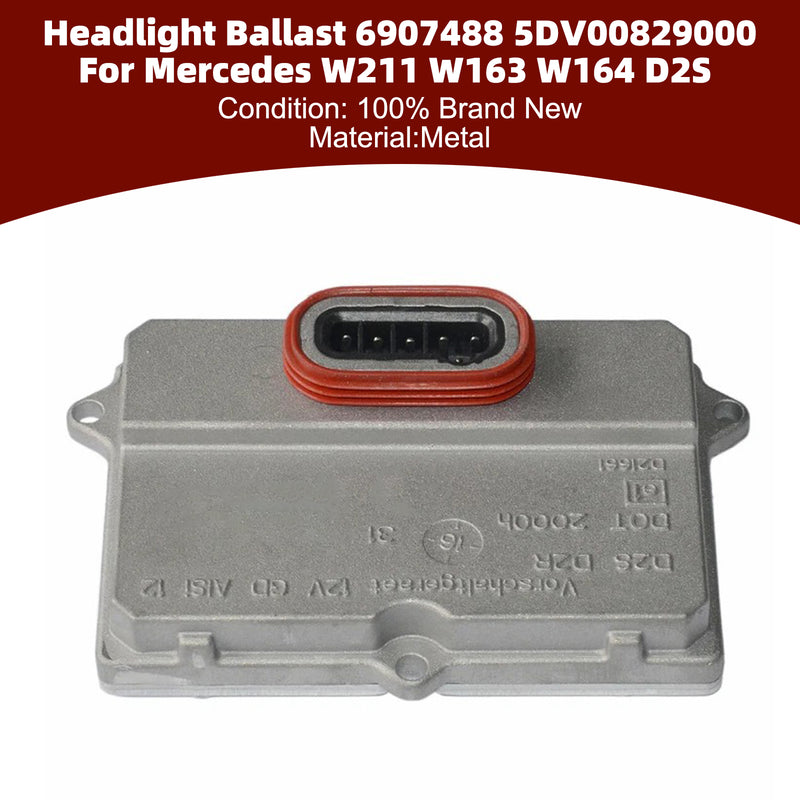Mercedes W211 W163 W164 D2S Headlight Ballast 6907488 5DV00829000