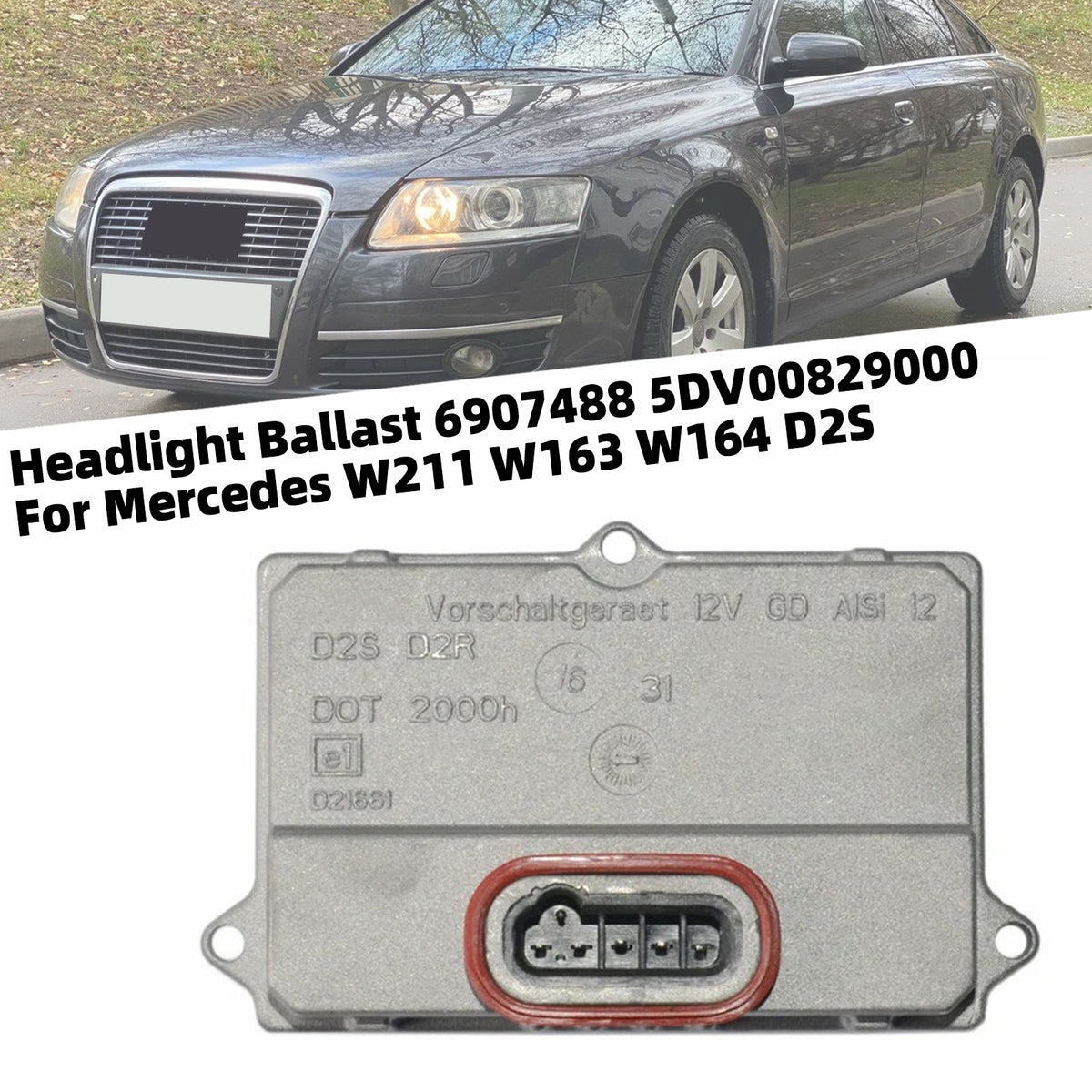Mercedes W211 W163 W164 D2S Headlight Ballast 6907488 5DV00829000