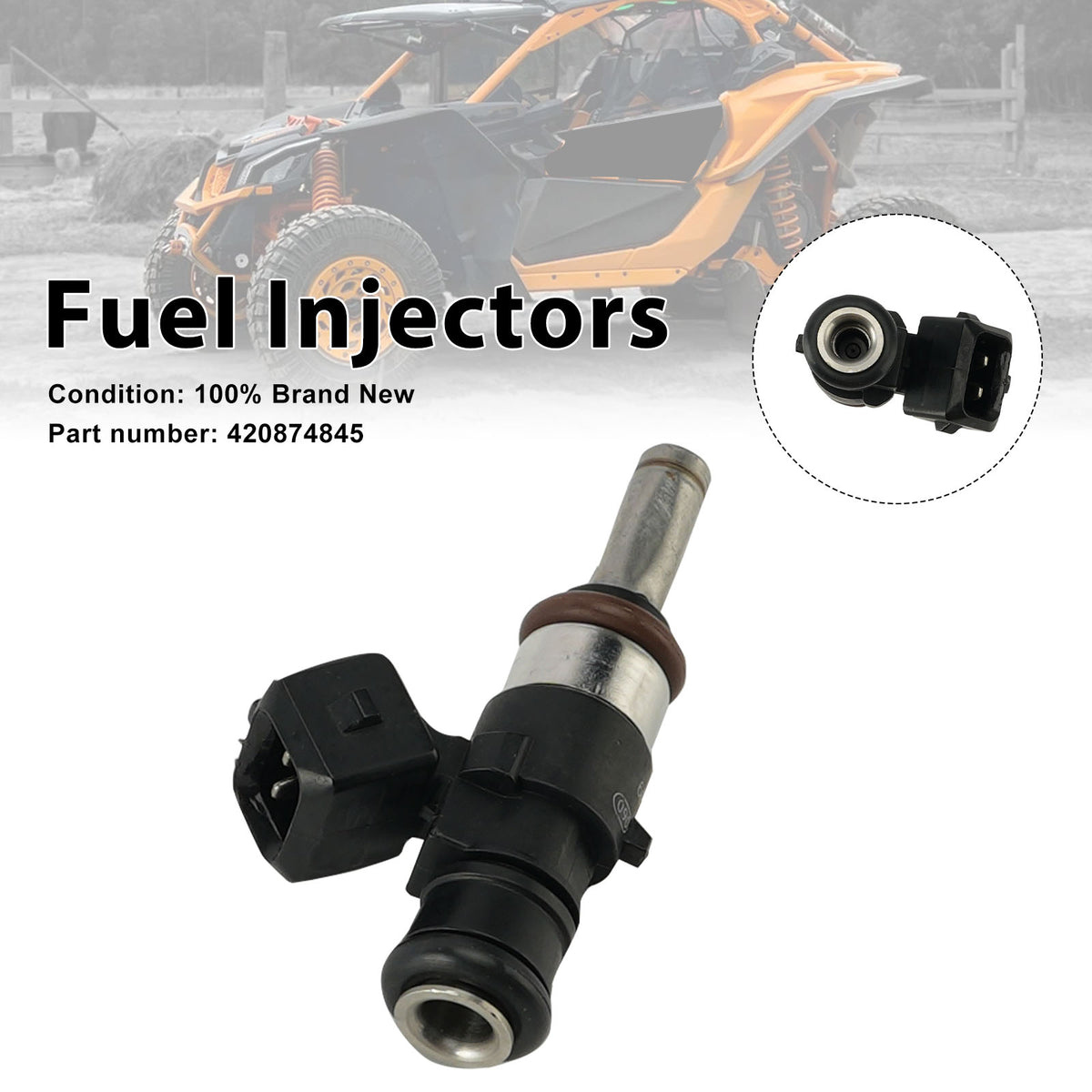 Can-Am Maverick X3 Turbo 2017-2022 420874845 Fuel Injectors