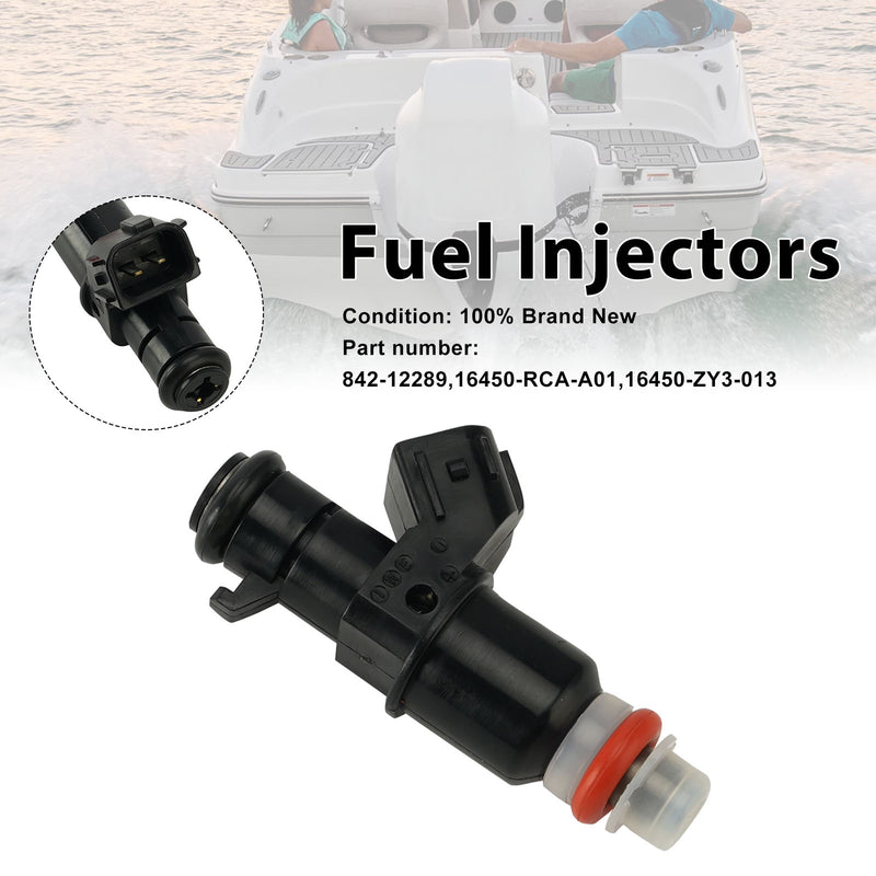 Honda Outboard 842-12289 Fuel Injectors 16450-RCA-A01 16450-ZY3-013