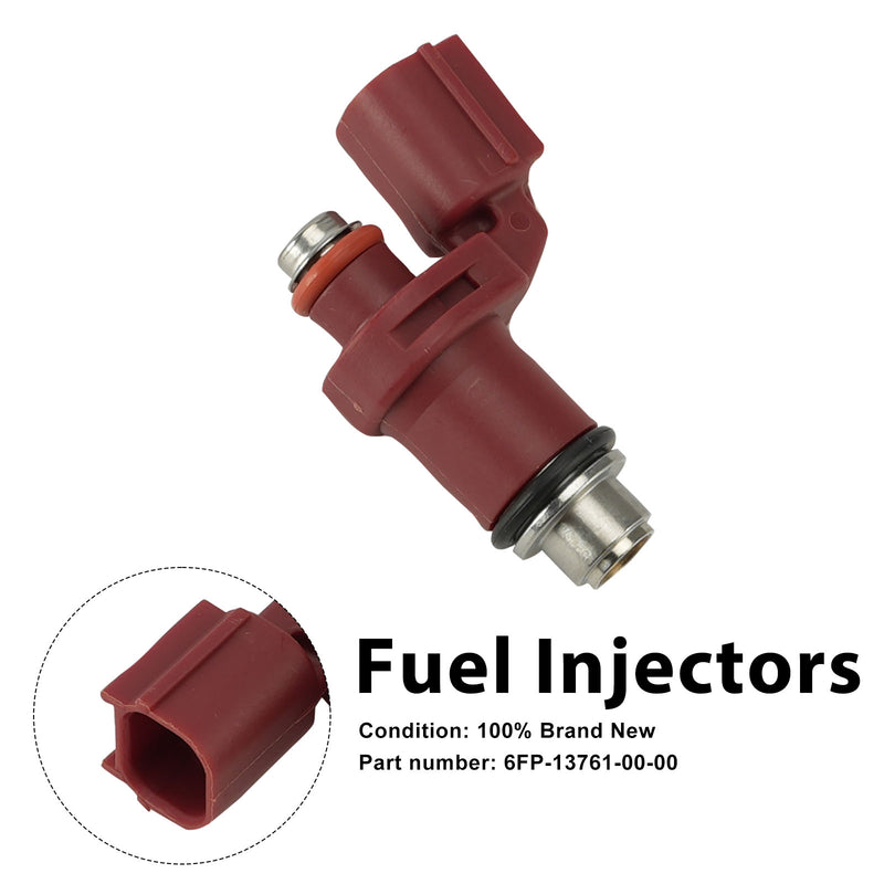 Yamaha Outboard 75HP 90HP Fuel Injectors 6FP-13761-00-00