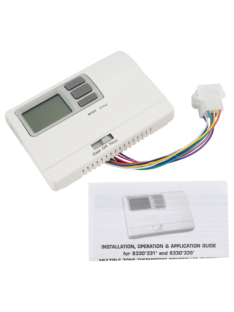 Coleman 8330D3351 Digital Thermostat Rv Thermostat Heat/Cool WallMount White