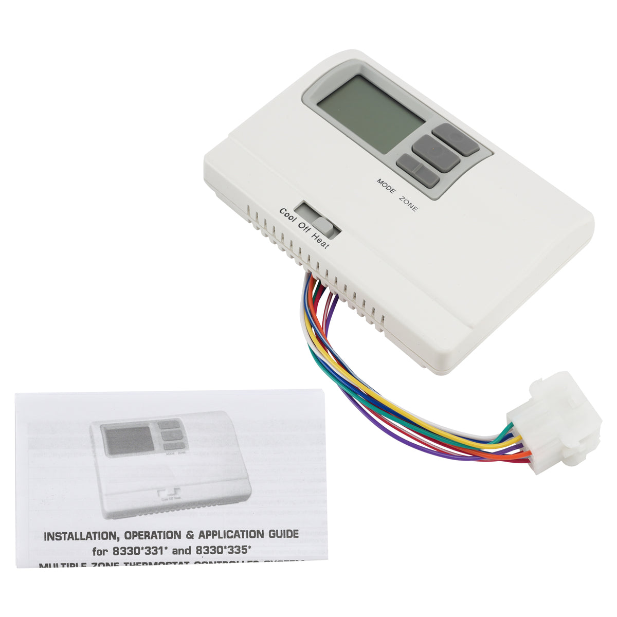 Coleman 8330D3351 Digital Thermostat Rv Thermostat Heat/Cool WallMount White