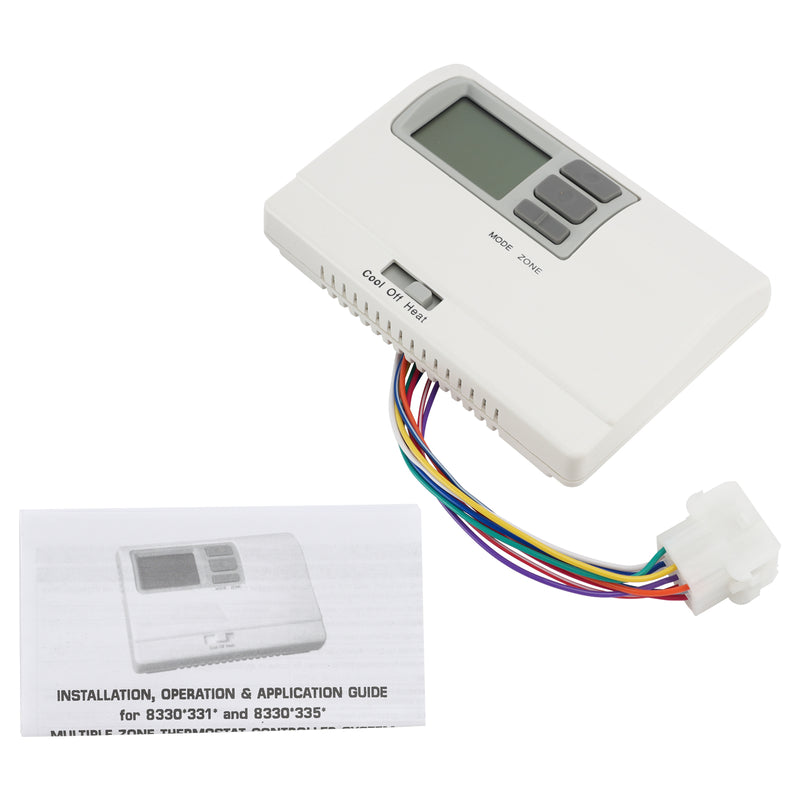 Coleman 8330D3351 Digital Thermostat Rv Thermostat Heat/Cool WallMount White