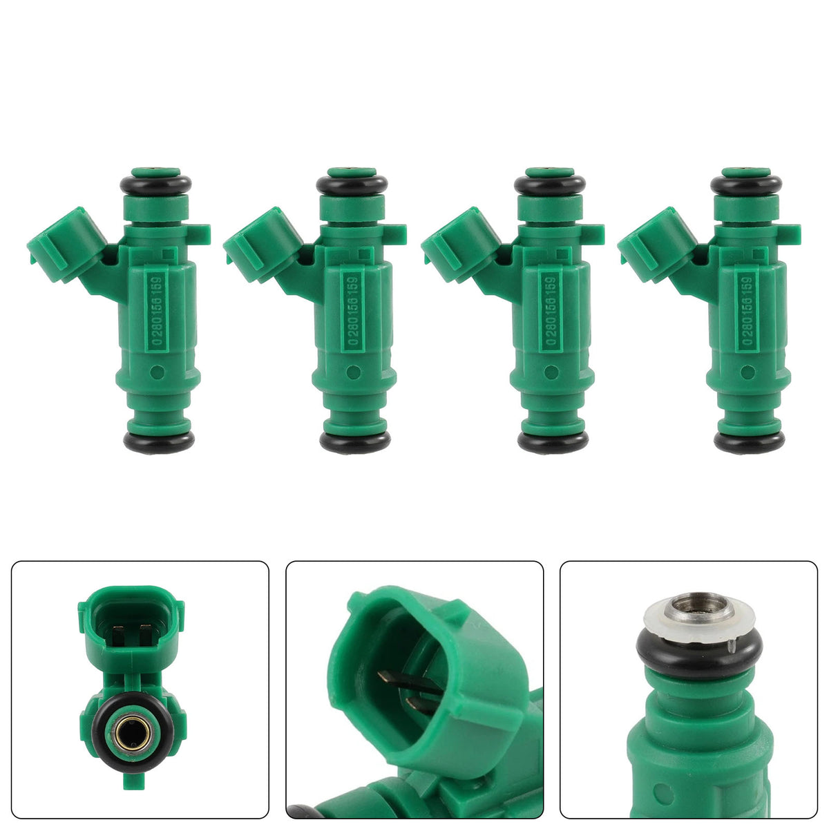 Nissan Sentra L4 1.8 2003-2006 0280156159 16600-4Z800 4PCS Fuel Injector