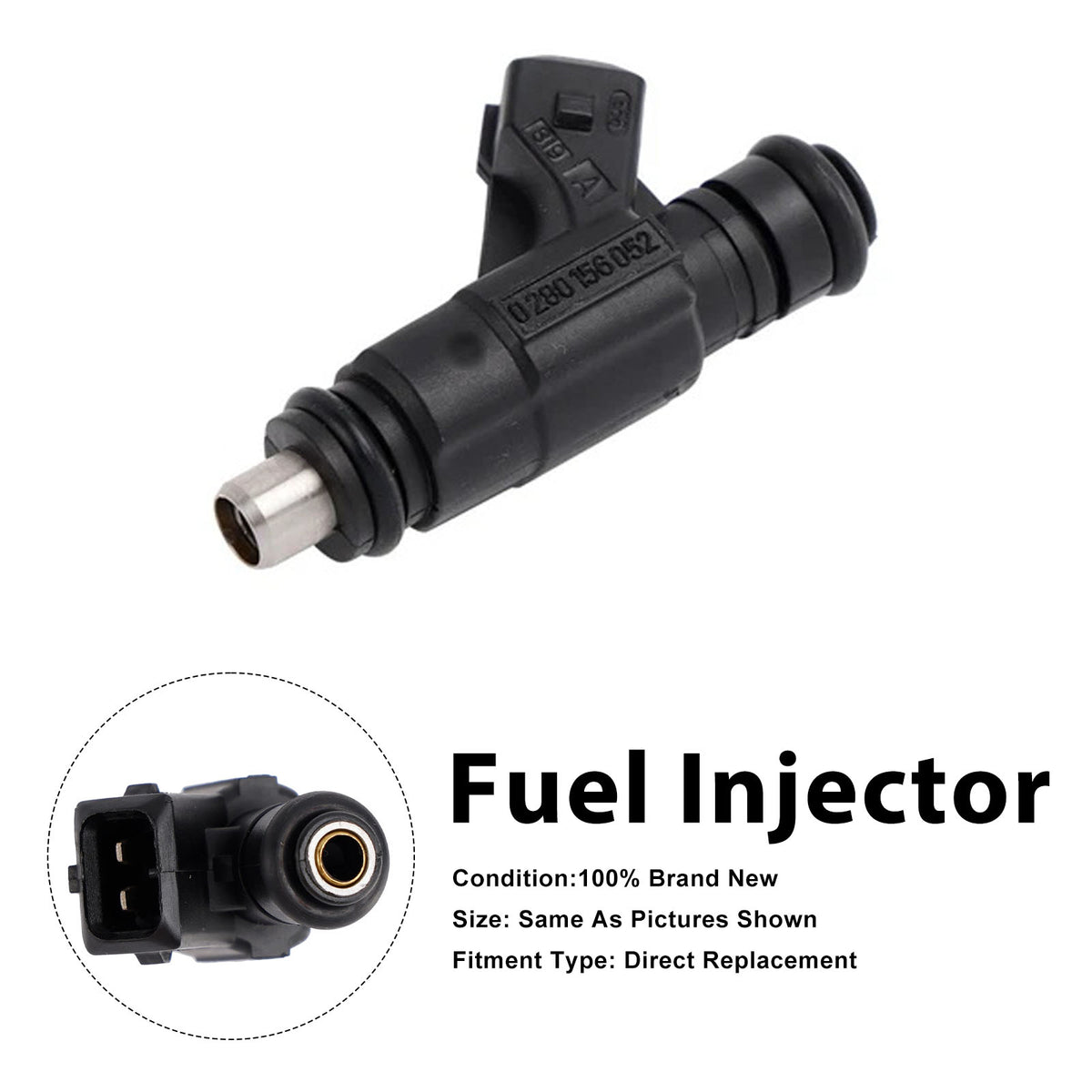 BMW 3 Series M3 2000-2006 Z3 2001-2003 0280156052 1PCS Fuel Injector