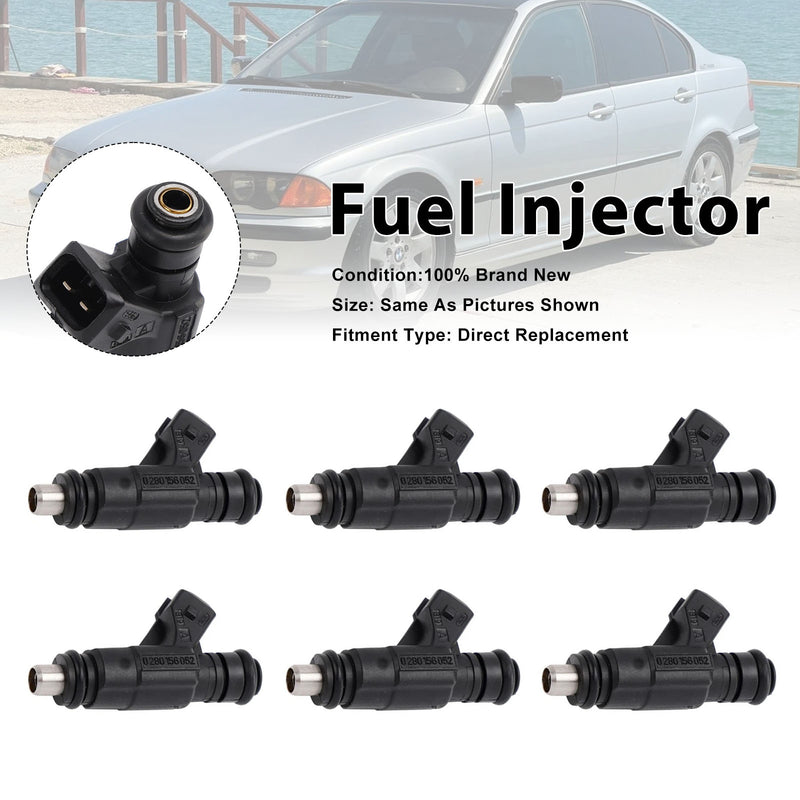 BMW 3 Series M3 2000-2006 Z3 2001-2003 0280156052 6PCS Fuel Injector