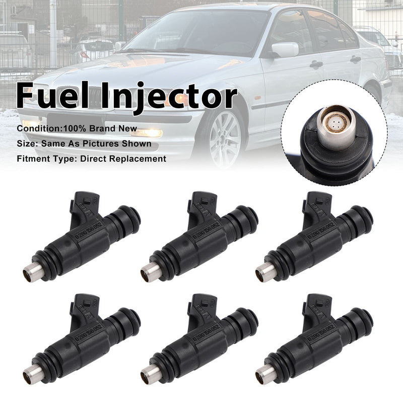 BMW 3 Series M3 2000-2006 Z3 2001-2003 0280156052 6PCS Fuel Injector
