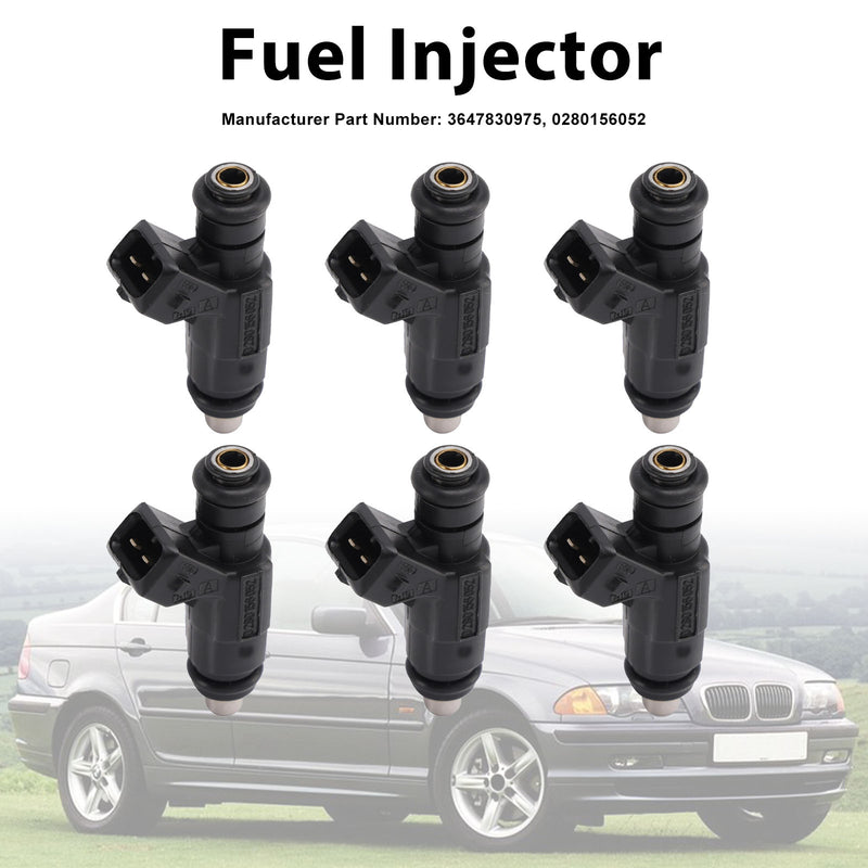 BMW 3 Series M3 2000-2006 Z3 2001-2003 0280156052 6PCS Fuel Injector