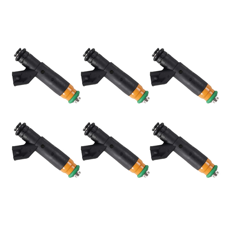 Ford E-150 E-250 F-150 4.2L V6 2000-2003 YR3E-A6A 6PCS Fuel Injector