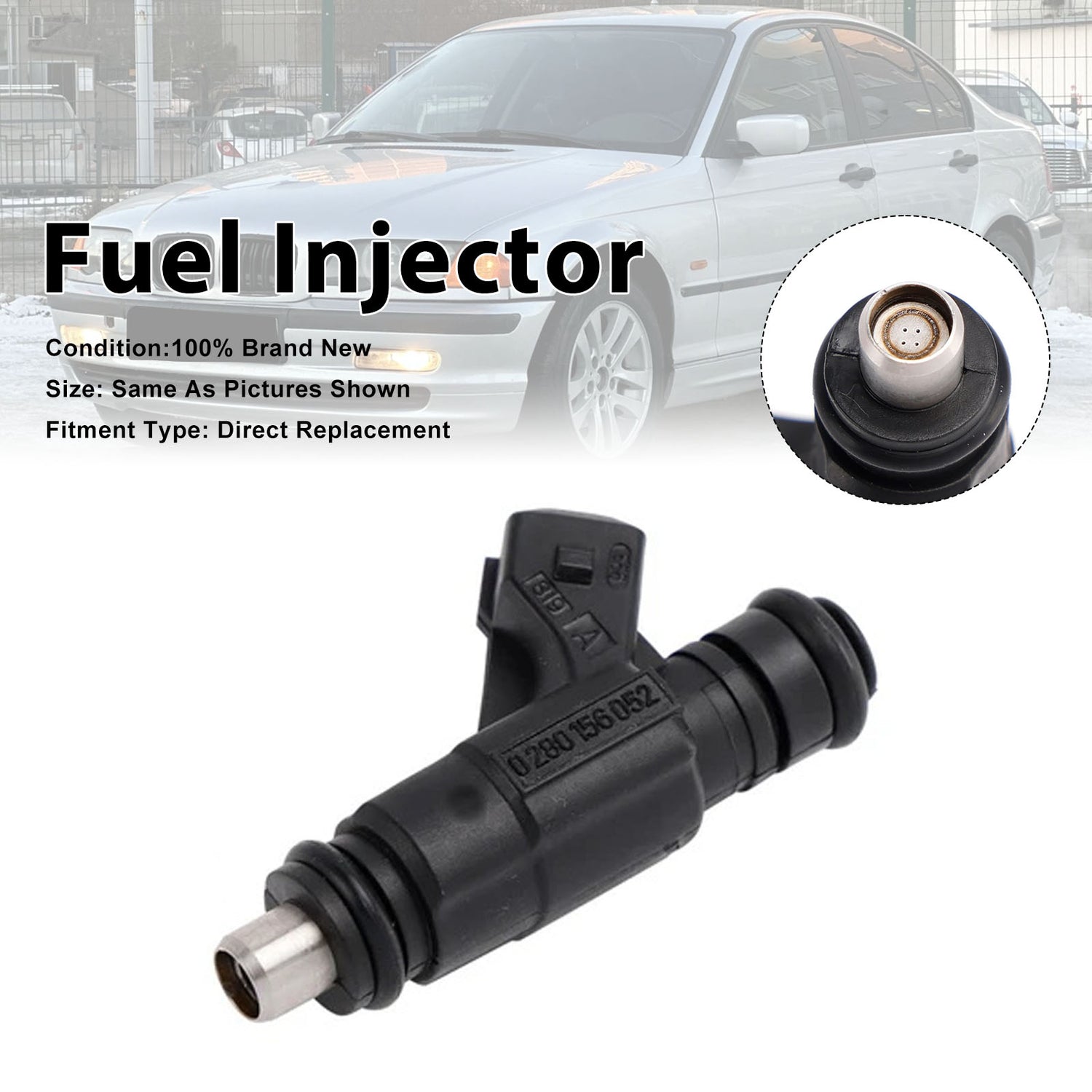 BMW 3 Series M3 2000-2006 Z3 2001-2003 0280156052 1PCS Fuel Injector