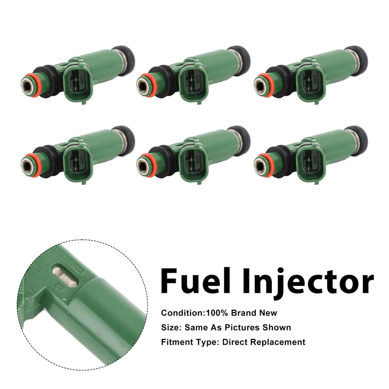 Toyota Landcruiser FZJ78 1FZ-FE 1999-2006 23250-66010 6PCS Fuel Injector