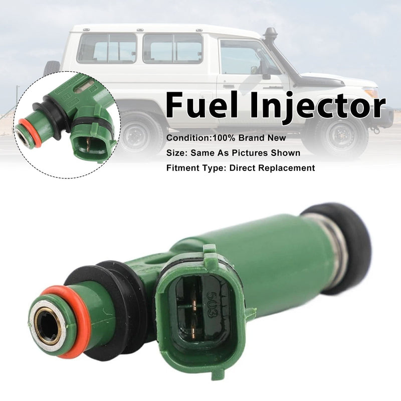 Toyota Landcruiser FZJ78 1FZ-FE 1999-2006 23250-66010 1PCS Fuel Injector