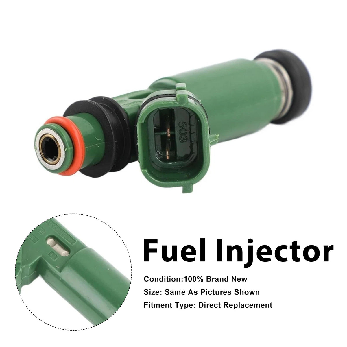 Toyota Landcruiser FZJ78 1FZ-FE 1999-2006 23250-66010 1PCS Fuel Injector