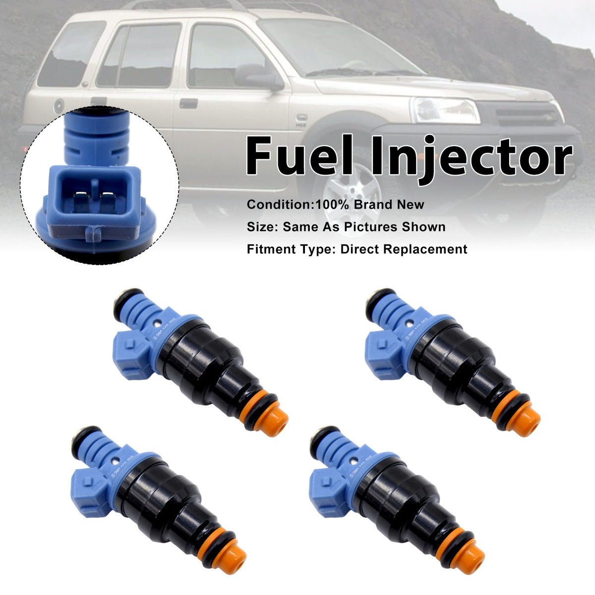 Rover 75 1999-2005 For MG MGF 1995-2002 0280150703 4PCS Fuel Injector