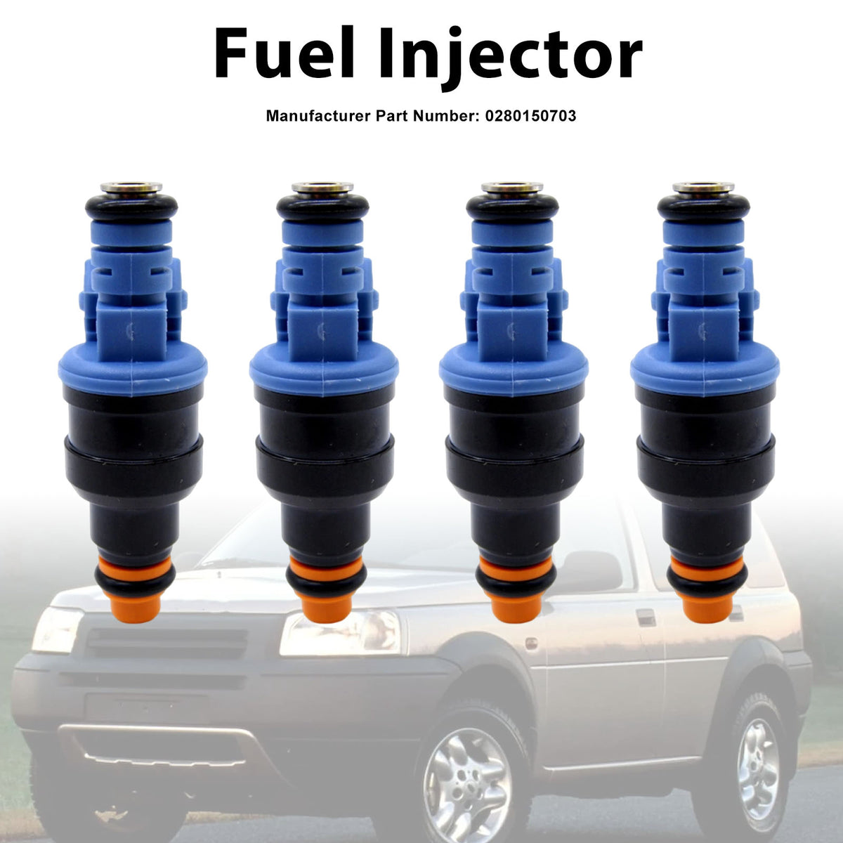 Rover 75 1999-2005 For MG MGF 1995-2002 0280150703 4PCS Fuel Injector
