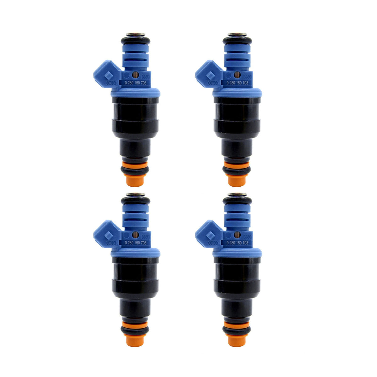 Rover 75 1999-2005 For MG MGF 1995-2002 0280150703 4PCS Fuel Injector