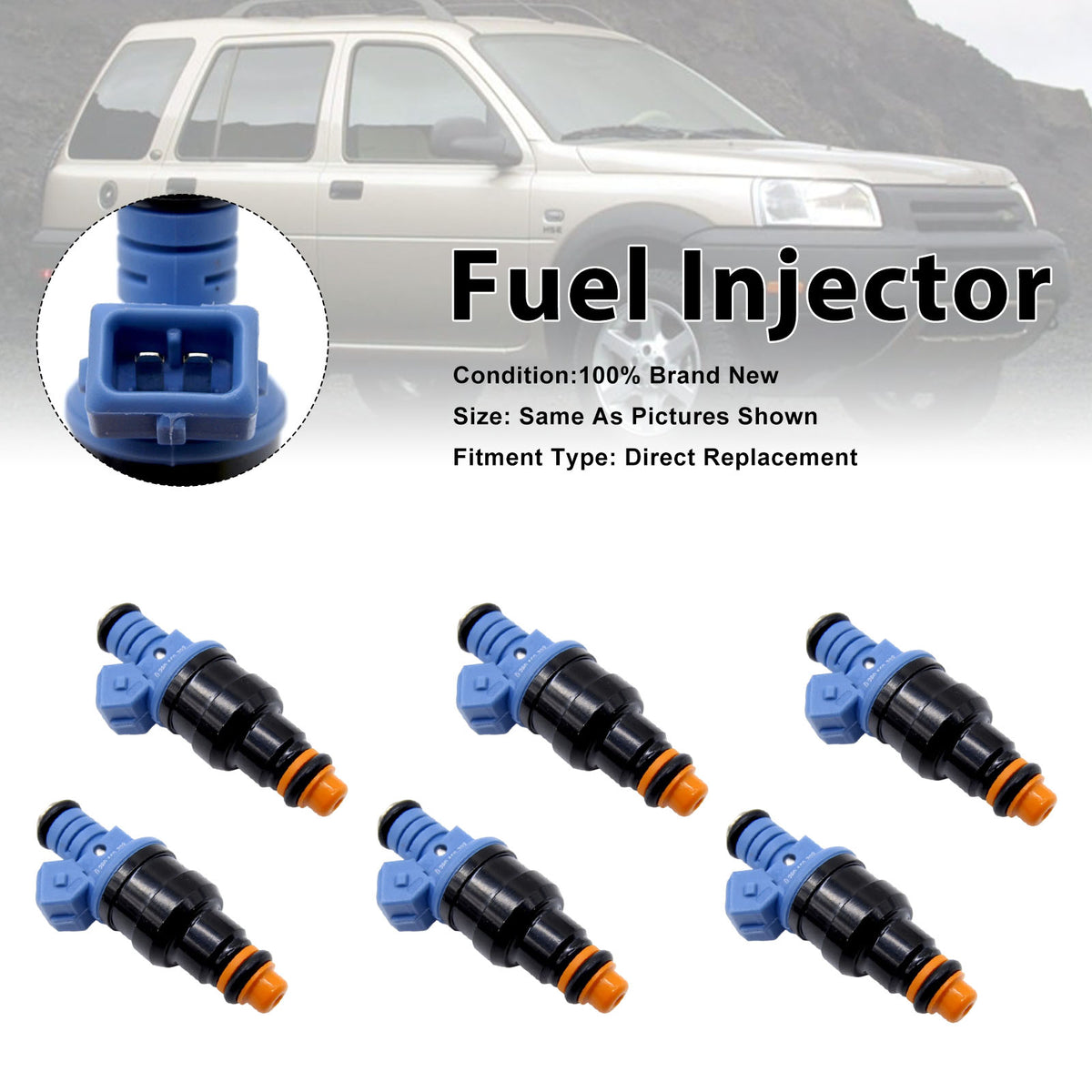 Alfa Romeo 155 1992-1997 156 1997-2001 0280150703 6PCS Fuel Injector