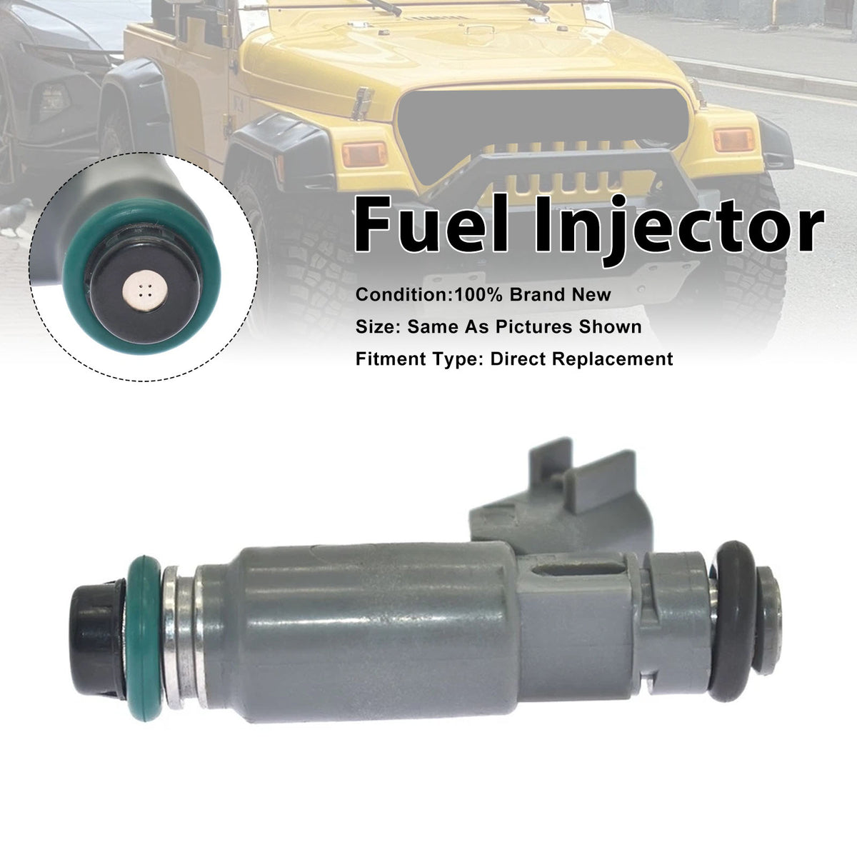 Jeep TJ Wrangler 2005-2006 Liberty 2004-2005 53013656AA 1PCS Fuel Injector