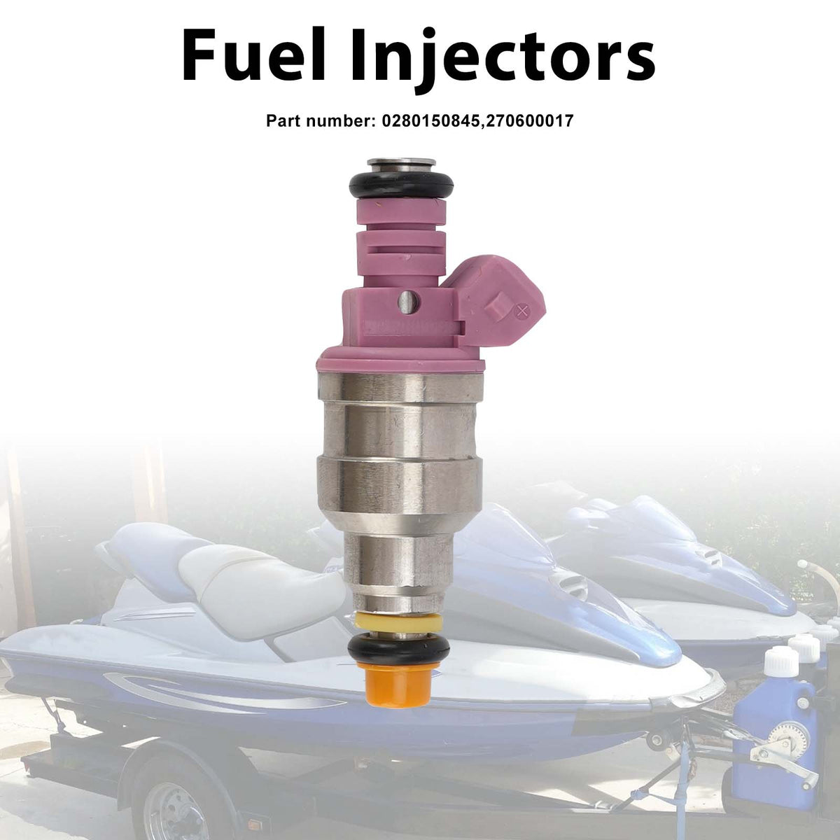 Sea-doo 787 RFI 800 GTX GSX 270600017 Fuel Injectors 0280150845